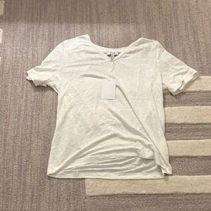 COS Women's Cream Short Sleeve Top